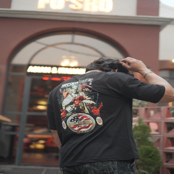 JOHN CENA BASIC THUGANOMICS UNISEX OVERSIZED T-SHIRT BLACK