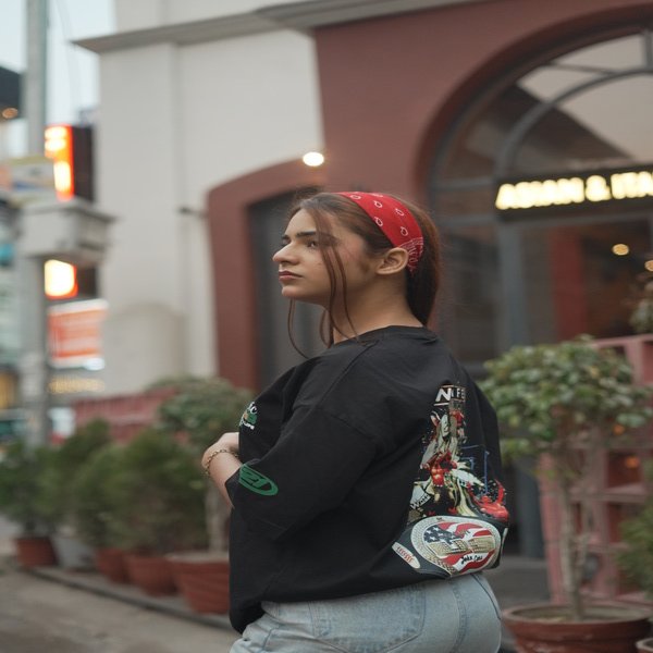 JOHN CENA BASIC THUGANOMICS UNISEX OVERSIZED T-SHIRT BLACK