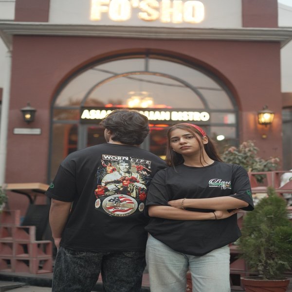 JOHN CENA BASIC THUGANOMICS UNISEX OVERSIZED T-SHIRT BLACK